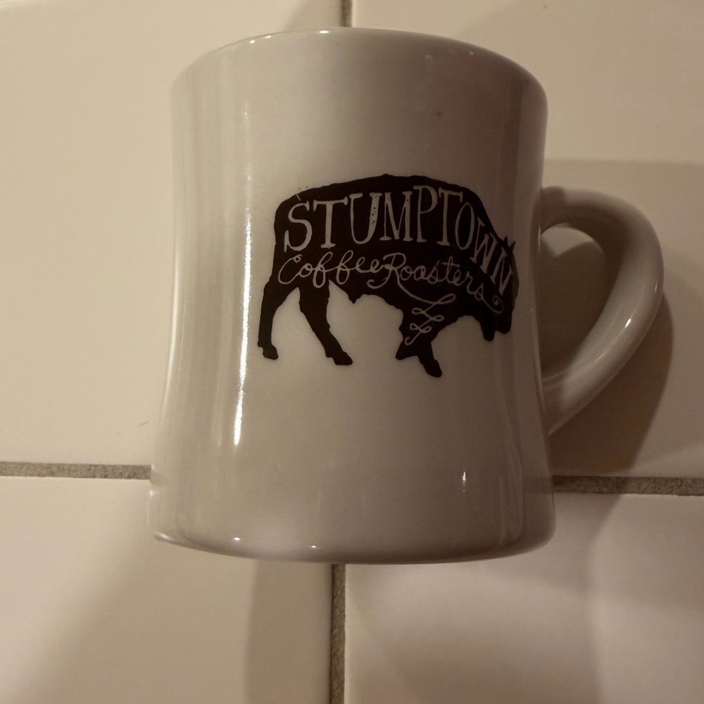 Stump town Portland Organ White Ceramic Coffee Mug